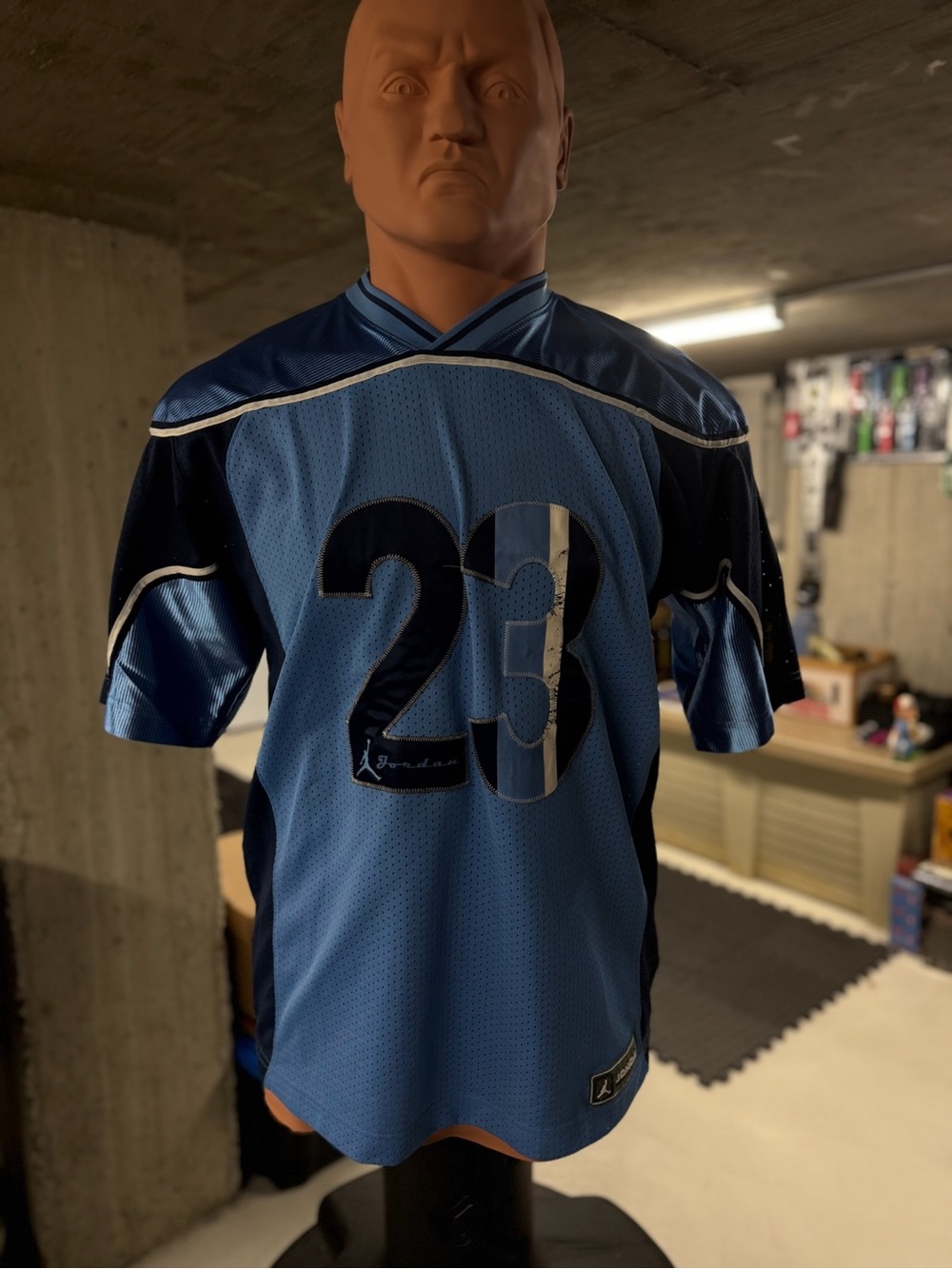 Mitchell & Ness Light Blue and Navy Men’s #23 Jersey